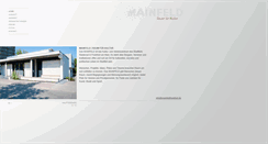 Desktop Screenshot of mainfeldfrankfurt.de
